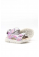 Epikoza Dışı ve İçi Hakiki Deri Beyaz Pembe Kız Çocuk Sandalet SS1657424312261