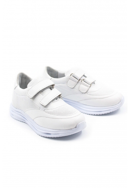 Epikoza Dışı ve İçi Hakiki Deri Beyaz Unisex Çocuk Ayakkabı SS1615624314239
