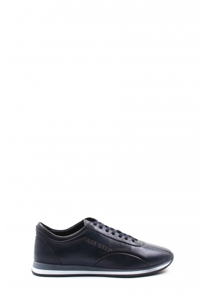 Epikoza Dışı ve İçi Hakiki Deri Lacivert Erkek Spor Sneaker Ayakkabı SS16154131215650