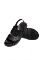 Epikoza Dışı Ve İçi Hakiki Deri Siyah Klasik Erkek Sandalet SS1601813318-507