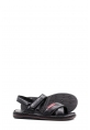  Epikoza Dışı ve İçi Hakiki Deri Siyah Erkek Klasik Sandalet SS16128131446