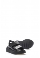 Epikoza Dışı ve İçi Hakiki Deri Siyah Kadın Klasik Günlük Sandalet SS166212611380