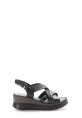 Epikoza Dışı ve İçi Hakiki Deri Siyah Kadın Klasik Günlük Sandalet SS16621261985