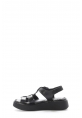 Epikoza Dışı ve İçi Hakiki Deri Siyah Poli Taban Kadın Sandalet SS166212611399