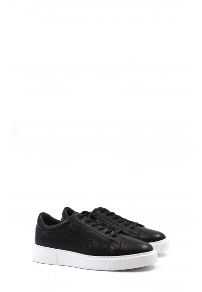 Epikoza Dışı ve İçi Hakiki Floter Deri Siyah Erkek Sneaker Ayakkabı SS1698713110325451