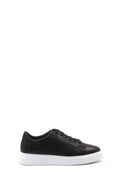 Epikoza Dışı ve İçi Hakiki Floter Deri Siyah Erkek Sneaker Ayakkabı SS1698713110325451