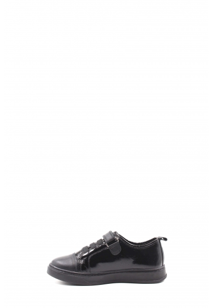 Epikoza Dışı ve İçi Hakiki Rugan Deri Siyah Unisex Çocuk Ayakkabı SS161572416293