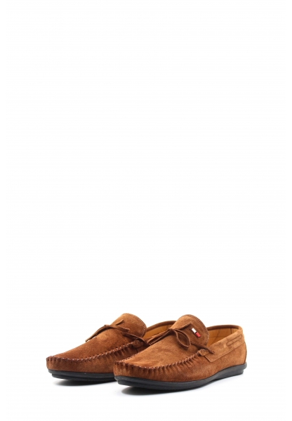 Epikoza Dışı ve İçi Hakiki Süet Deri Taba Erkek Loafer Ayakkabı SS1662813111135