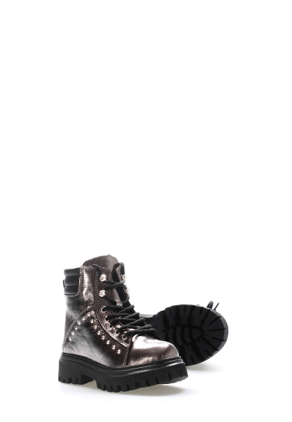 Epikoza Dışı Hakiki Deri ve İçi Kürklü Çelik Unisex Çocuk Klasik Bot SS166121161151122