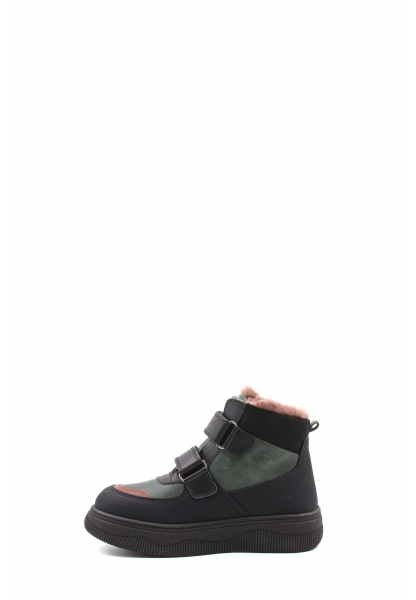 Epikoza Dışı Hakiki Deri ve İçi Kürklü  Haki Taba Unisex Çocuk Bot SS16157112412940