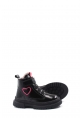 Epikoza Dışı Hakiki Rugan İçi Kürklü Deri Siyah Unisex Çocuk Bot SS161571124121224