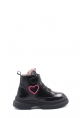 Epikoza Dışı Hakiki Rugan İçi Kürklü Deri Siyah Unisex Çocuk Bot SS161571124121224