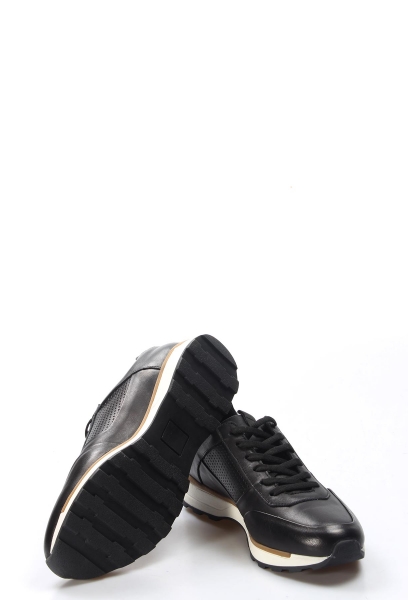 Epikoza Dışı Ve İçi Hakiki Deri Siyah Sneaker Spor Erkek Ayakkabı SS16723131325