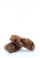 Epikoza Dışı Ve İçi Hakiki Deri Taba Kadın Kısa Dolgu Topuklu Sandalet SS1676326310