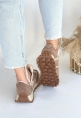 LQZ Shoes Berty Vizon Süet Bağcıklı Spor Ayakkabı