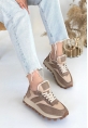 LQZ Shoes Berty Vizon Süet Bağcıklı Spor Ayakkabı