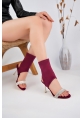 LQZ Shoes Brit Bordo  Süet Booite