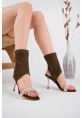 LQZ Shoes Brit Kahverengi  Süet Booite