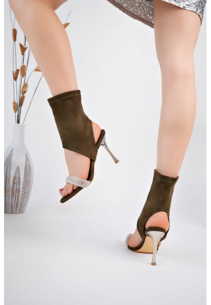 LQZ Shoes Brit Kahverengi  Süet Booite