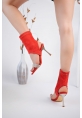 LQZ Shoes Brit Turuncu  Süet Booite
