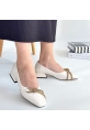 LQZ Shoes Estay Ten Rugan Topuklu Ayakkabı