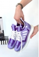 LQZ Shoes Giwen Lila Süet Bağcıklı Spor Ayakkabı