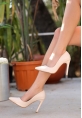 Epikoza Şık Bej Stiletto Ayakkabı LQZ2021KD522