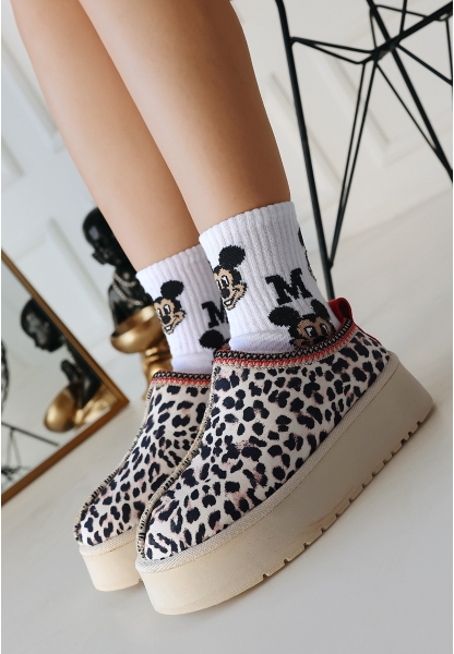 LQZ Shoes Mucy Çita Süet Bot
