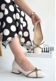 LQZ Shoes Pety Ten Rugan Topuklu Ayakkabı