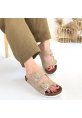 LQZ Shoes Rıno Ten Nubuk Terlik